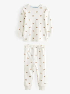 Pyjama's|Nachtkleding En Pyjama's*Next - Verpakking van 3 knusse pyjama's (9mnd-6jr) Lichtblauw met beer