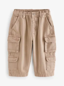 Jeans En Joggingbroeken|Jeans|Next - 100% katoenen Cargobroeken Jeans (3mnd-7jr) Lichtbruin