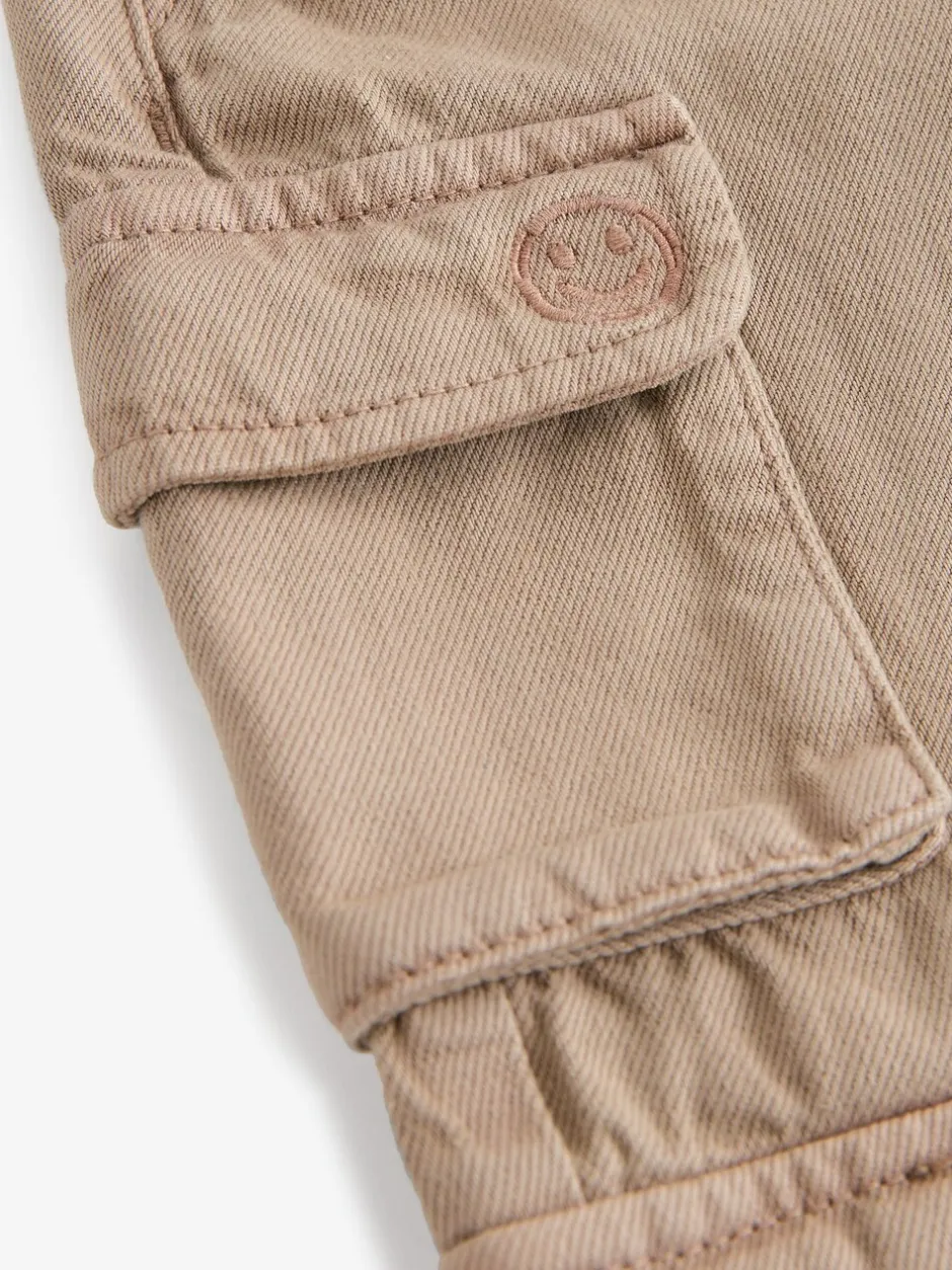 Jeans En Joggingbroeken|Jeans|Next - 100% katoenen Cargobroeken Jeans (3mnd-7jr) Lichtbruin