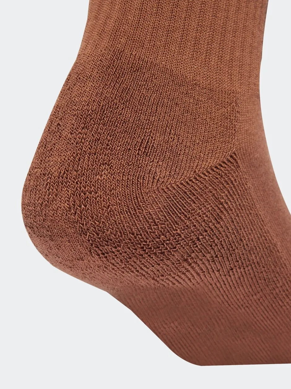 Sokken|Sokken*adidas Lichtbruin - Originals verpakking van 6 Trefoil enkelsokken