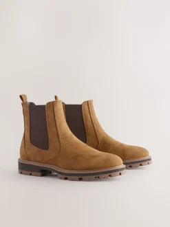 Ruimvallend En Extraruimvallend|Boots*Next - Chelsea laarzen Lichtbruin