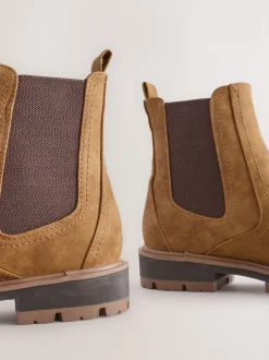 Ruimvallend En Extraruimvallend|Boots*Next - Chelsea laarzen Lichtbruin