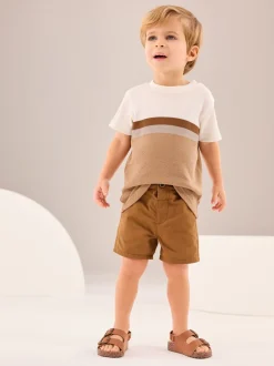 Shorts|Shorts|Next Lichtbruin - Chinoshort (3 mnd-7 jr)
