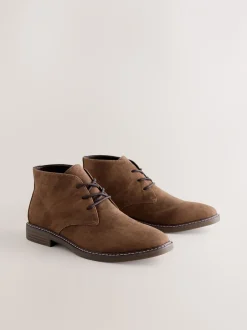 Boots|Next - Chukka sneakers Lichtbruin