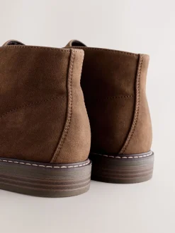 Boots|Next - Chukka sneakers Lichtbruin