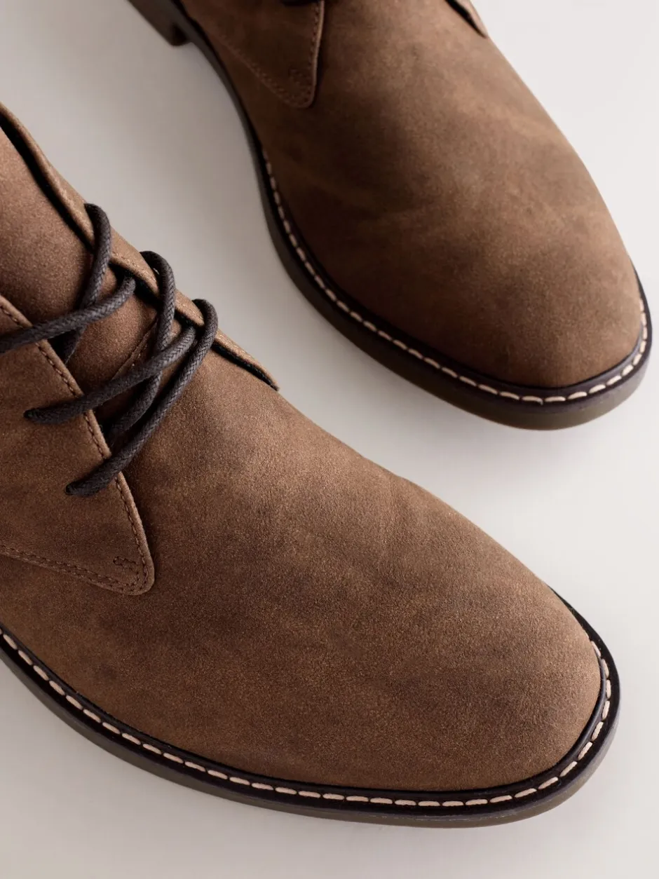 Boots|Next - Chukka sneakers Lichtbruin