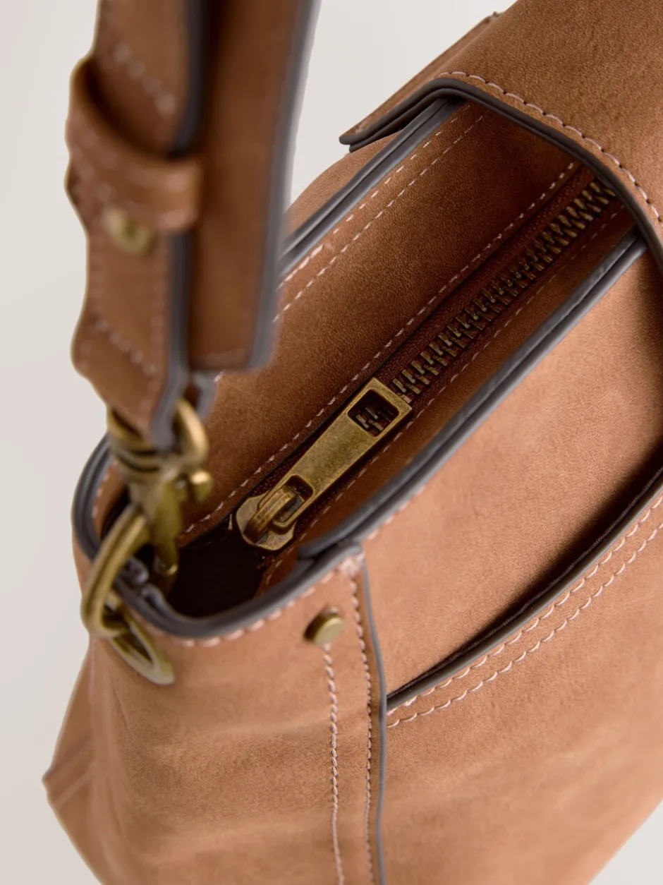 Tassen En Portemonnees|Next - Gestructureerde Messenger-tas Lichtbruin