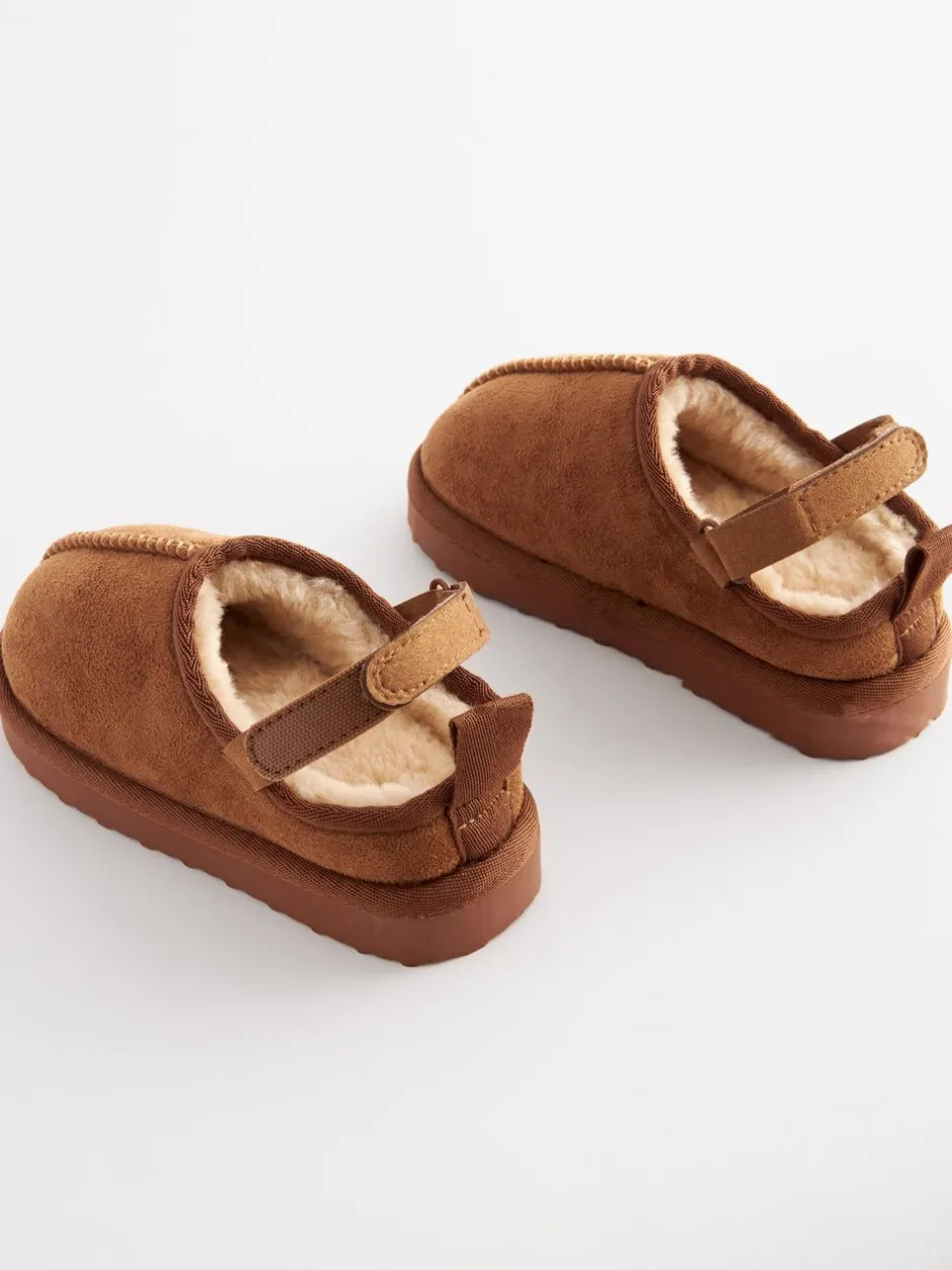 Pantoffels|Nachtkleding En Pyjama's*Next Lichtbruin - Gezellige pantoffelmuiltjes