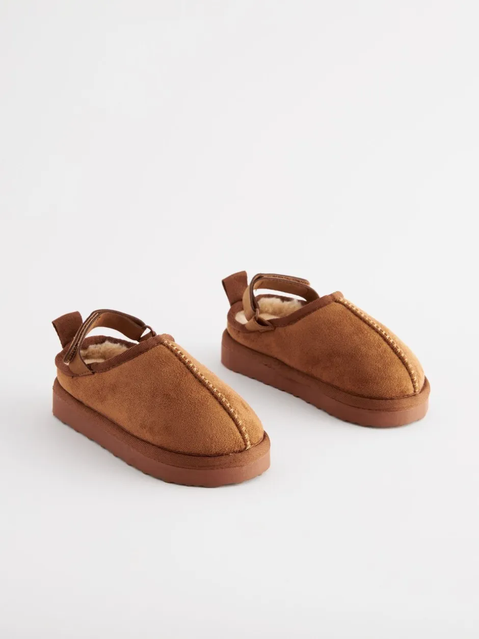 Pantoffels|Nachtkleding En Pyjama's*Next Lichtbruin - Gezellige pantoffelmuiltjes