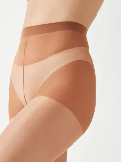 Sokken En Panty's|Next - Glanzende panty van 20 denier voor strakke billen, buik en dijen Lichtbruin