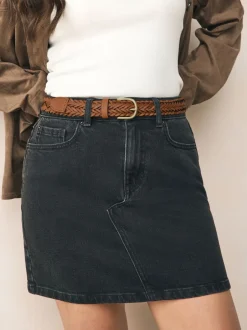 Ceintuurs*Next - Hand Plaited Leather Belt Lichtbruin