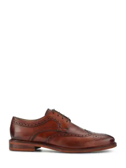 Formele Schoenen*Jones Bootmaker - Longwood suède derby-brogueschoenen Lichtbruin