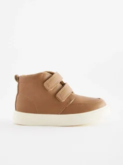 Boots|Next - Laarsjes met klittenbandsluiting en warme voering Lichtbruin