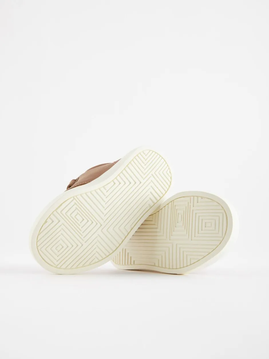 Boots|Next - Laarsjes met klittenbandsluiting en warme voering Lichtbruin