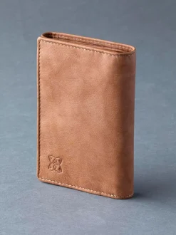 Portemonnees|Lakeland Leather - Bowston portemonnee met opvouwbaar ontwerp Lichtbruin