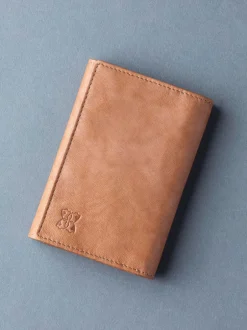 Portemonnees|Lakeland Leather - Bowston portemonnee met opvouwbaar ontwerp Lichtbruin