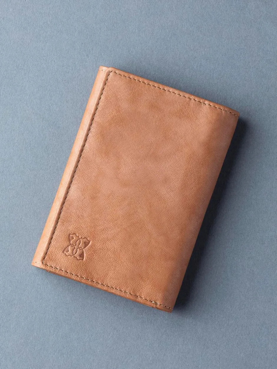 Portemonnees|Lakeland Leather - Bowston portemonnee met opvouwbaar ontwerp Lichtbruin