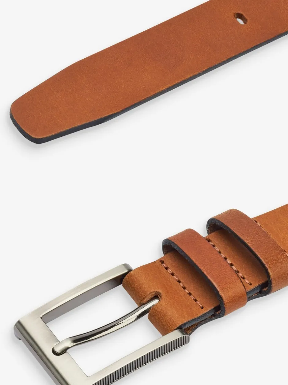Riemen En Bretels|Next Lichtbruin - Leren riem