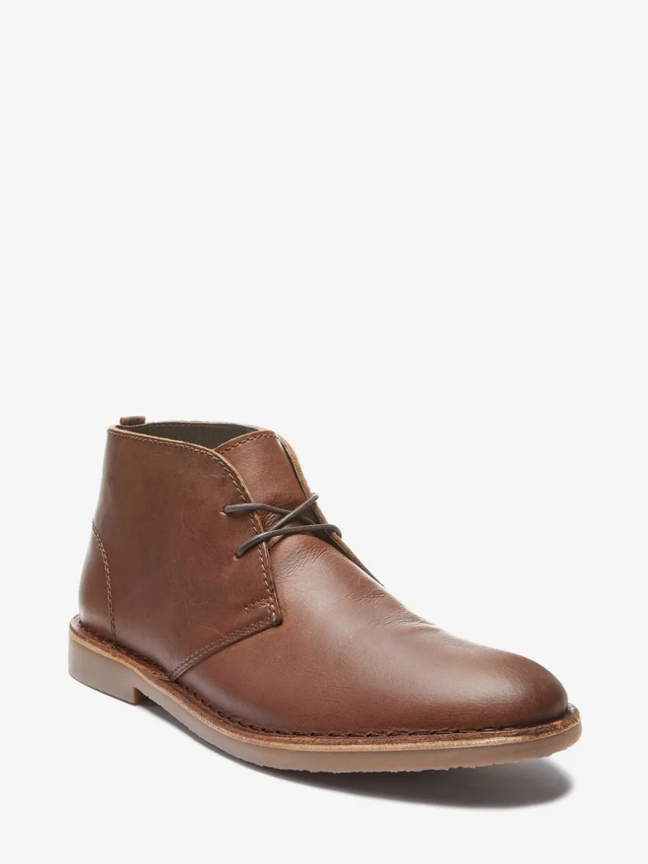 Boots*Next - Leren schoen Lichtbruin
