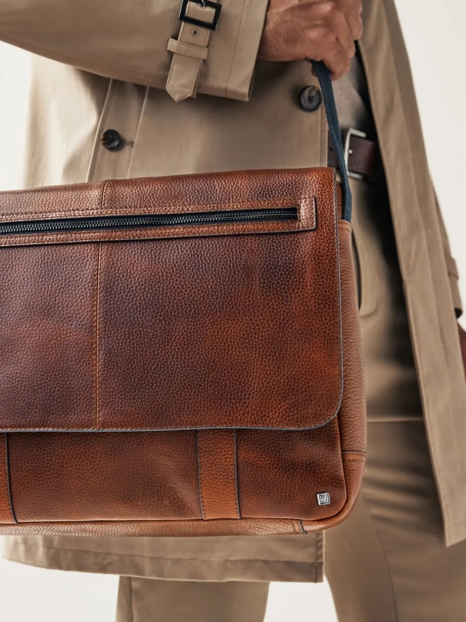 Tassen|Next Lichtbruin - Messenger-tas
