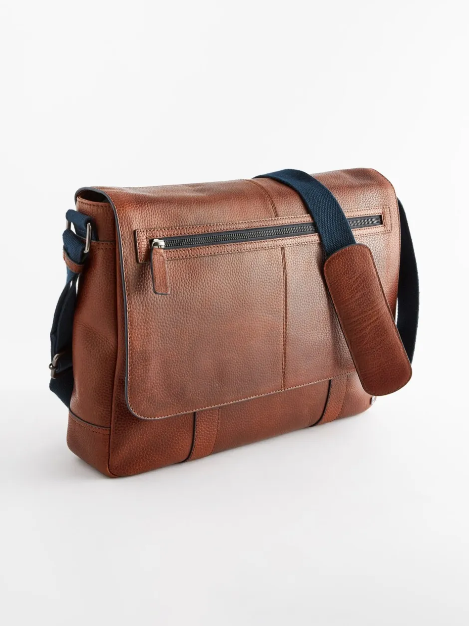 Tassen|Next Lichtbruin - Messenger-tas