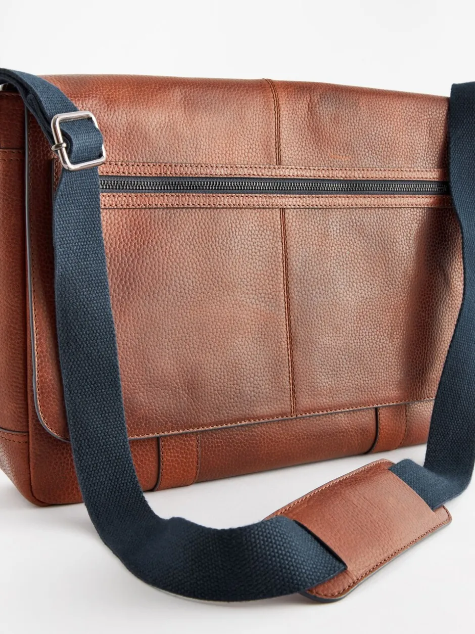 Tassen|Next Lichtbruin - Messenger-tas