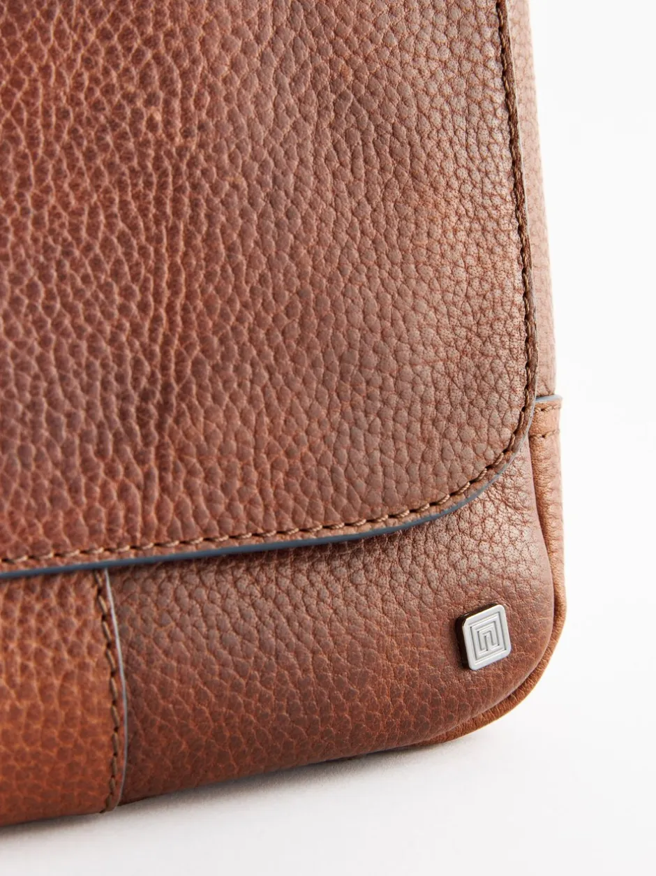 Tassen|Next Lichtbruin - Messenger-tas