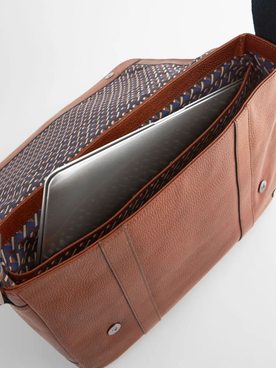 Tassen|Next Lichtbruin - Messenger-tas