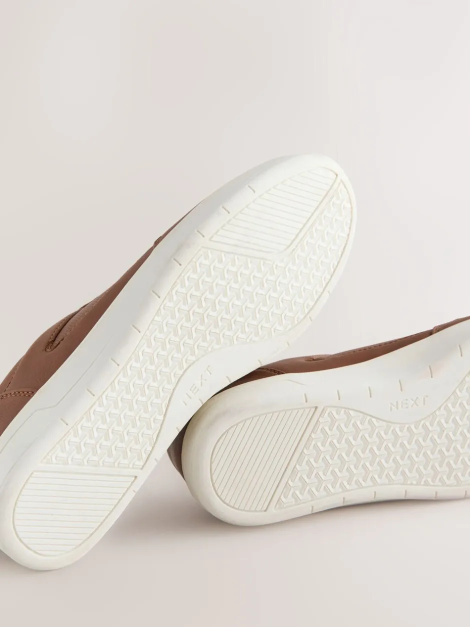 Schoenen|Next - Modieus casual sneakers Lichtbruin