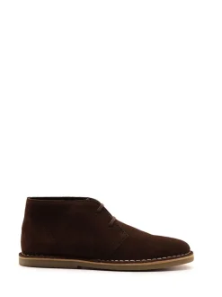 Boots*Off The Hook - Sahara suède leren Desert Chukka Vetersluiting Boots Lichtbruin