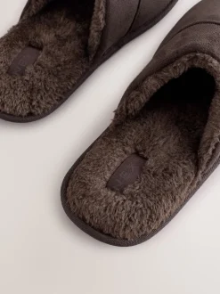 Pantoffels|Loungewear*Next - Pantoffelmuiltjes Lichtbruin