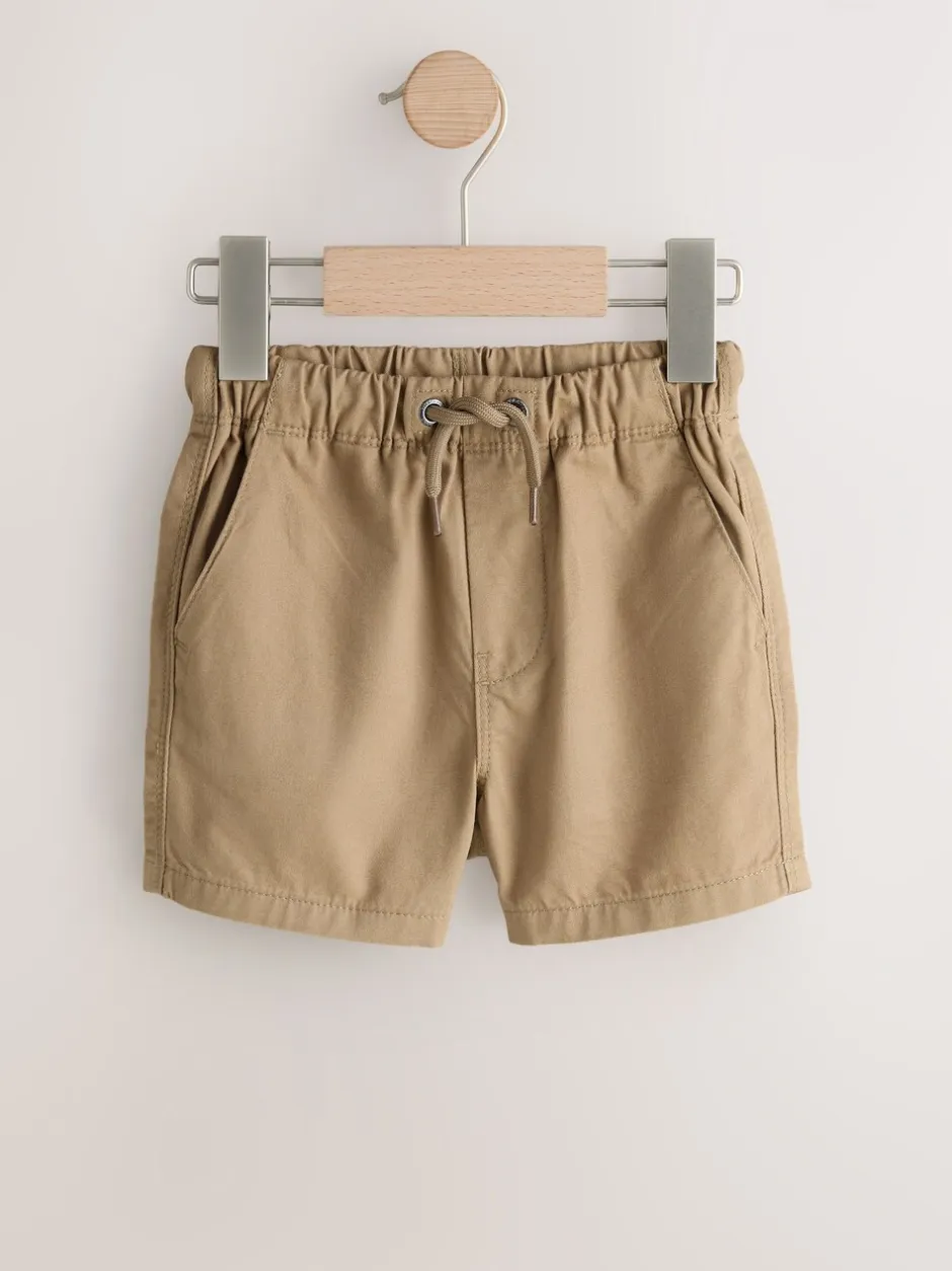 Shorts|Shorts*Next Lichtbruin - Shorts met trekkoord (3mnd-7jr)
