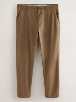 Broeken En Chino's*Next Lichtbruin - Slim Fit - Stretchy chino
