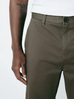 Broeken En Chino's|Next Lichtbruin - Slim Fit - Stretchy chino