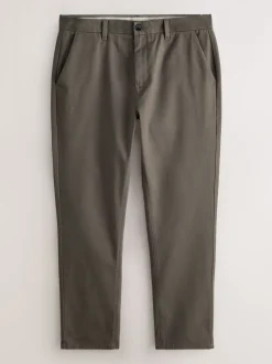Broeken En Chino's|Next Lichtbruin - Slim Fit - Stretchy chino