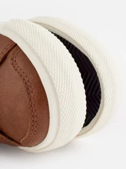 Sneakers*Next - Sneakers met twee klittenbandjes Lichtbruin