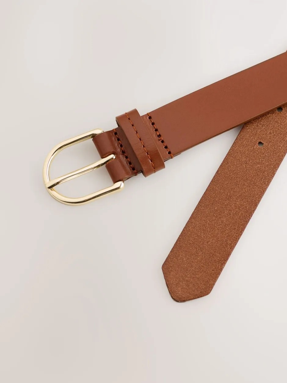 Ceintuurs*Next Lichtbruin - Standaard leren riem