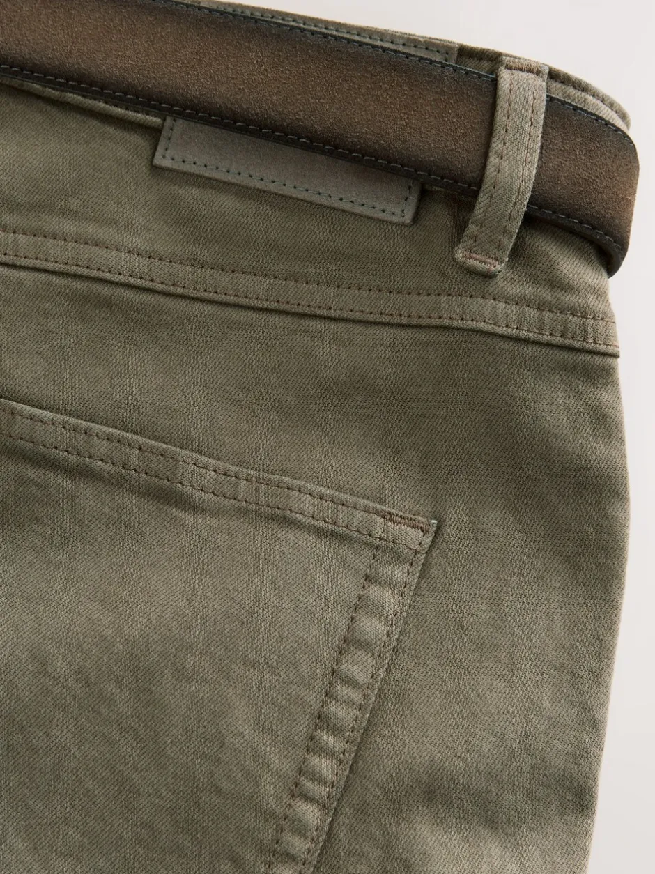 Jeans*Next - Straight fit - Signature jeans met ceintuur Lichtbruin