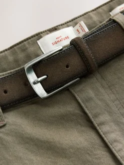 Jeans*Next - Straight fit - Signature jeans met ceintuur Lichtbruin