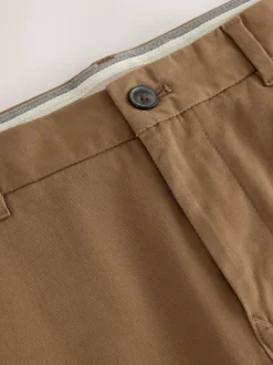 Broeken En Chino's|Next Lichtbruin - Straight fit - Stretchy chino