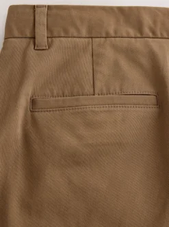 Broeken En Chino's|Next Lichtbruin - Straight fit - Stretchy chino