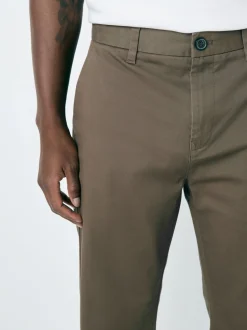 Broeken En Chino's*Next Lichtbruin - Straight fit - Stretchy chino