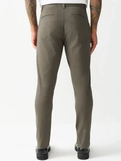 Broeken En Chino's*Next Lichtbruin - Strakke Pasvorm - Stretchy chino