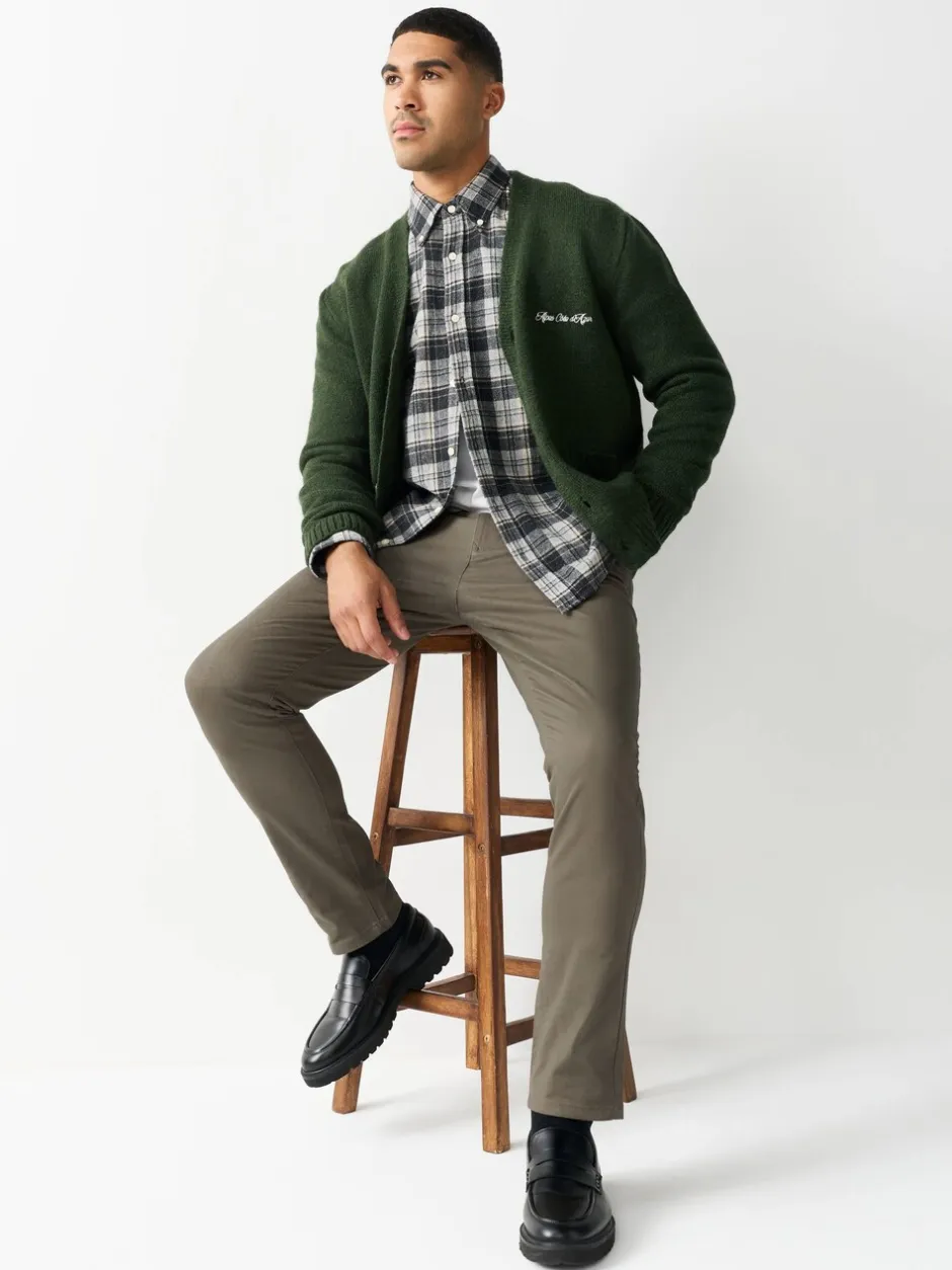 Broeken En Chino's*Next Lichtbruin - Strakke Pasvorm - Stretchy chino
