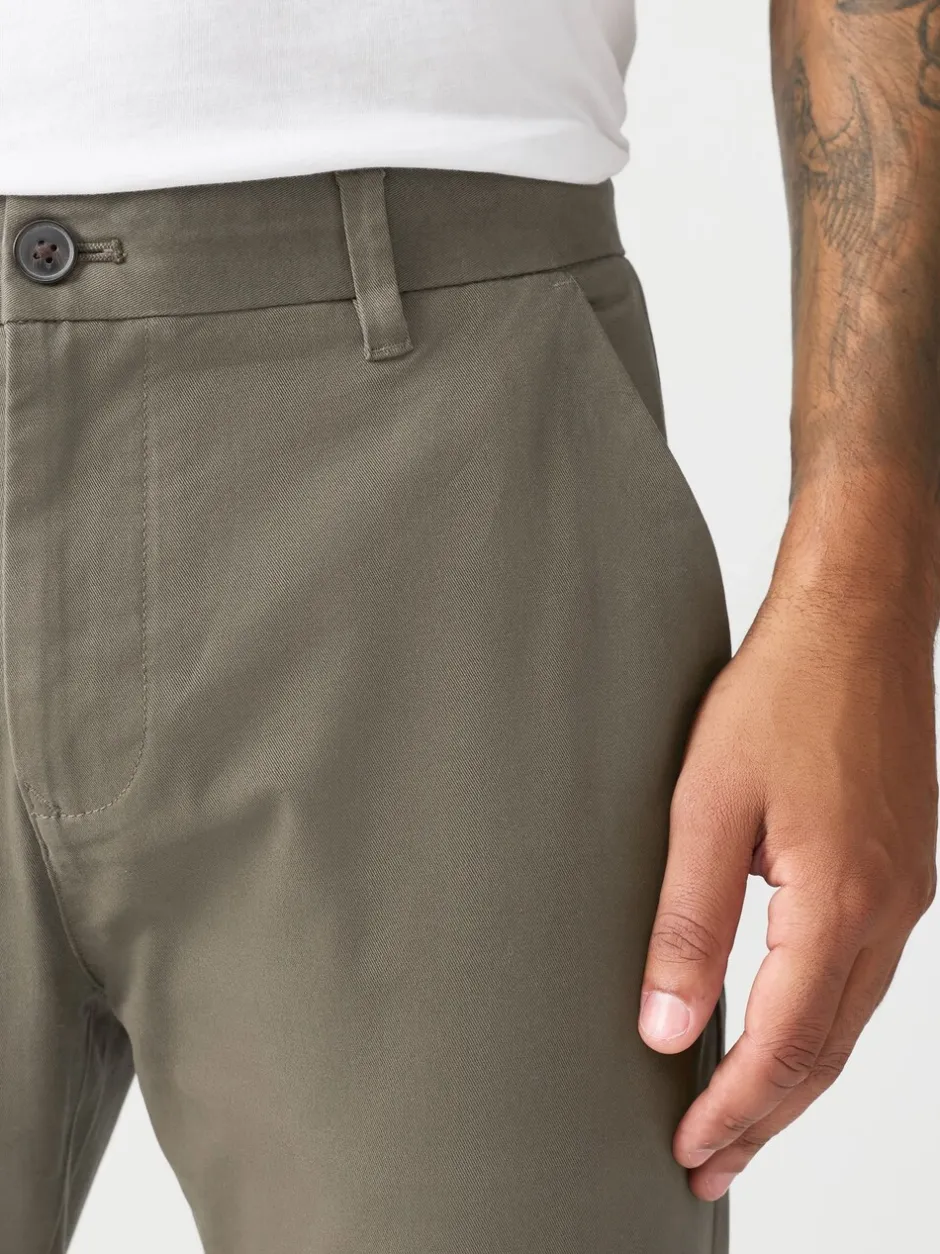 Broeken En Chino's*Next Lichtbruin - Strakke Pasvorm - Stretchy chino