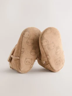 Boots*Next - Suède baby-instaplaarsjes (0-24mnd) Lichtbruin