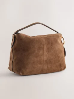 Tassen En Portemonnees*Next Lichtbruin - Suede Charm Cross-Body Bag
