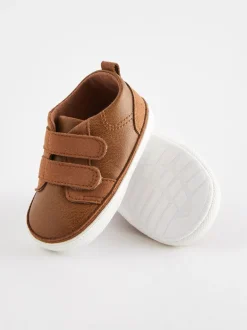 Babyschoenen|Sneakers*Next - Touch Fastening Baby Trainers (0-2mths) Lichtbruin