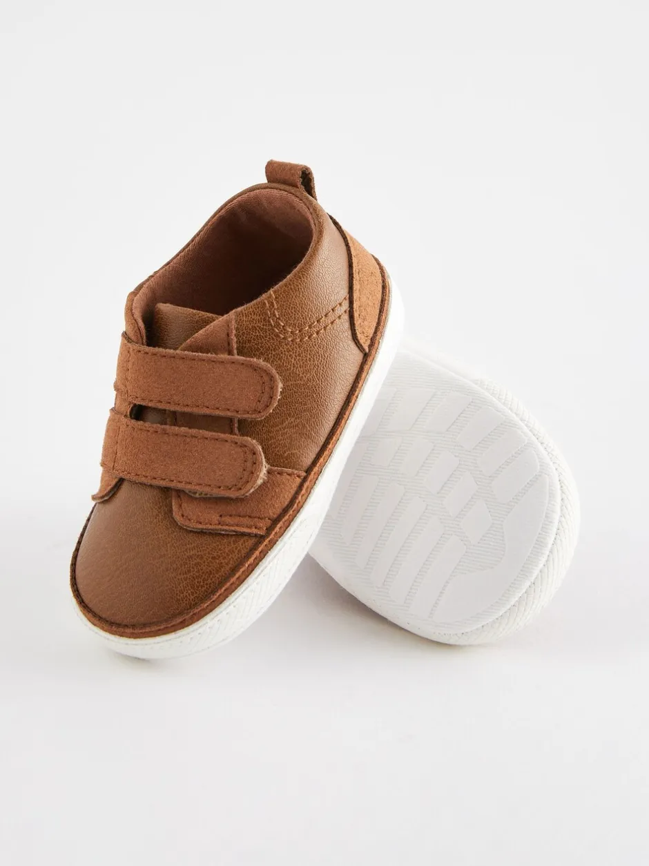 Babyschoenen|Sneakers*Next - Touch Fastening Baby Trainers (0-2mths) Lichtbruin