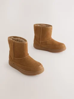 Boots*Next Lichtbruin - Waterafstotende suède laarzen